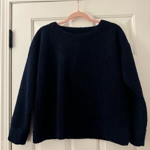 J Crew Teddy Navy Sweater